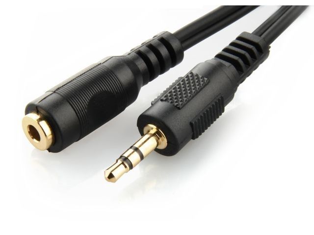 Cable Stereo Plug 3,5mm to Stereo Socket 3,5mm Gold Plated 5m Gembird