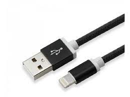 SBOX USB CABLE FOR APPLE LIGHTNING 1,5M BLACK