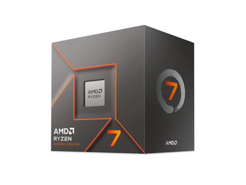 CPU AMD Ryzen 7 8700F 8-Core 4.1GHz AM5 24MB BOX w/Wraith Stealth Cooler