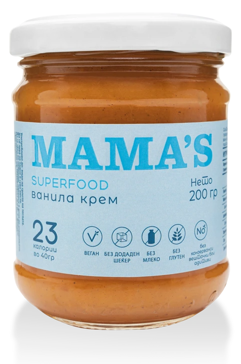 МАМАС КРЕМ ОД ТИКВА СО ВКУС НА ВАНИЛА 200 ГР