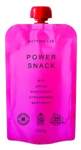 НУТРИНО ЛАБ ПАУЕР СНЕК СМУТИ СО ЈАБОЛКО, МАЛИНА, ЈАГОДА И ЦВЕКЛО 200 ГР