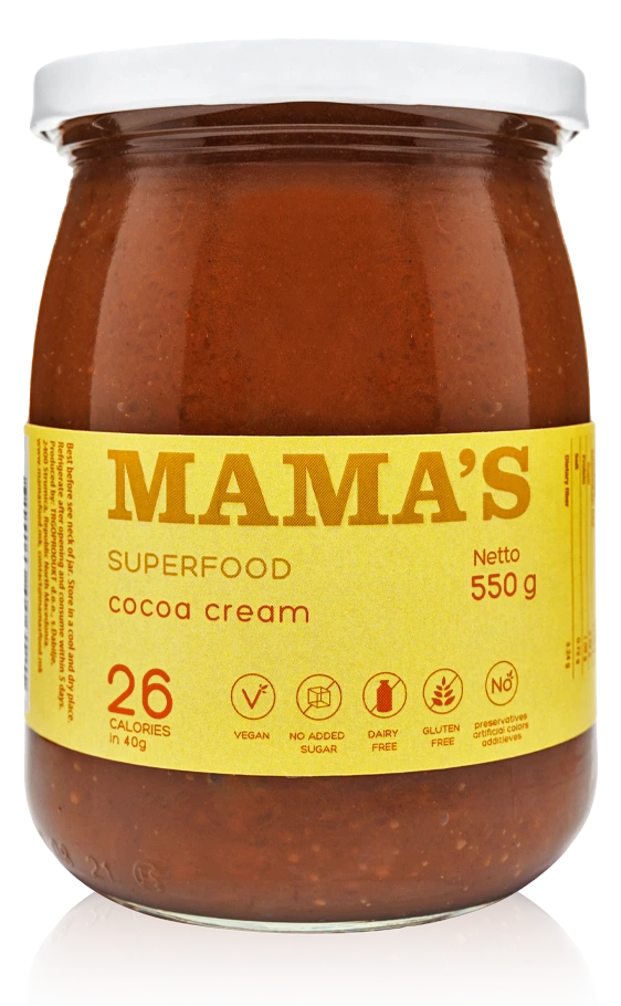 МАМАС КРЕМ ОД ТИКВА СО ВКУС НА КАККАО 550 ГР