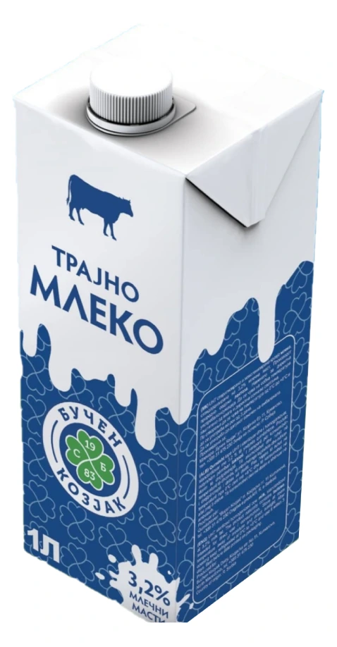 БУЧЕН КОЗЈАК ТРАЈНО МЛЕКО 3,2% 1 Л
