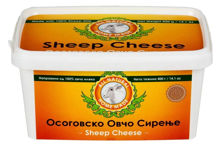 ОСОГОВСКО ОВЧО СИРЕЊЕ ВО КАНТИЧКА 800 ГР