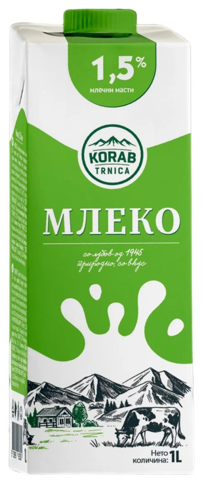 МЛЕКО КОРАБ ТРНИЦА 1.5% 1Л