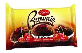 ВИНЧИНИ БРАУНИ – КОЛАЧИЊА СО ВИШНА 240 Г
