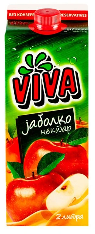 ВИВА НЕКТАР СОК ОД ЈАБОЛКО 2 Л