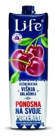 НЕКТАР ЛАЈФ – СОК ВИШНА 50% 1 Л
