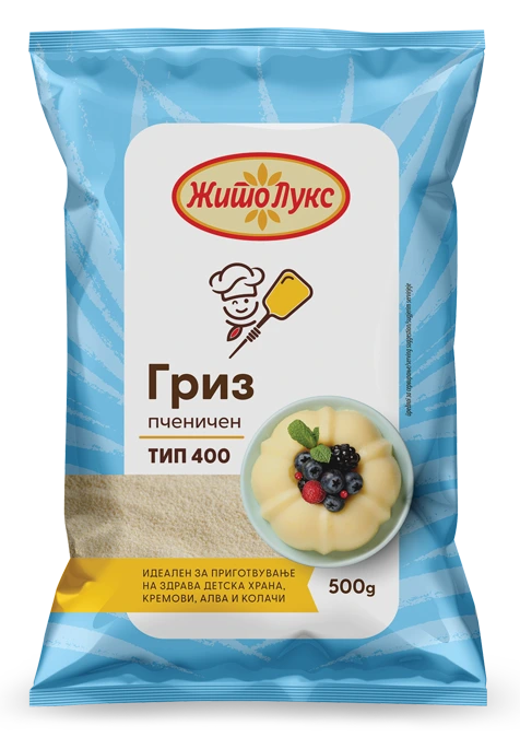 ГРИЗ ЖИТО ЛУКС 500 ГР Т-400 ПЧЕНИЧЕН