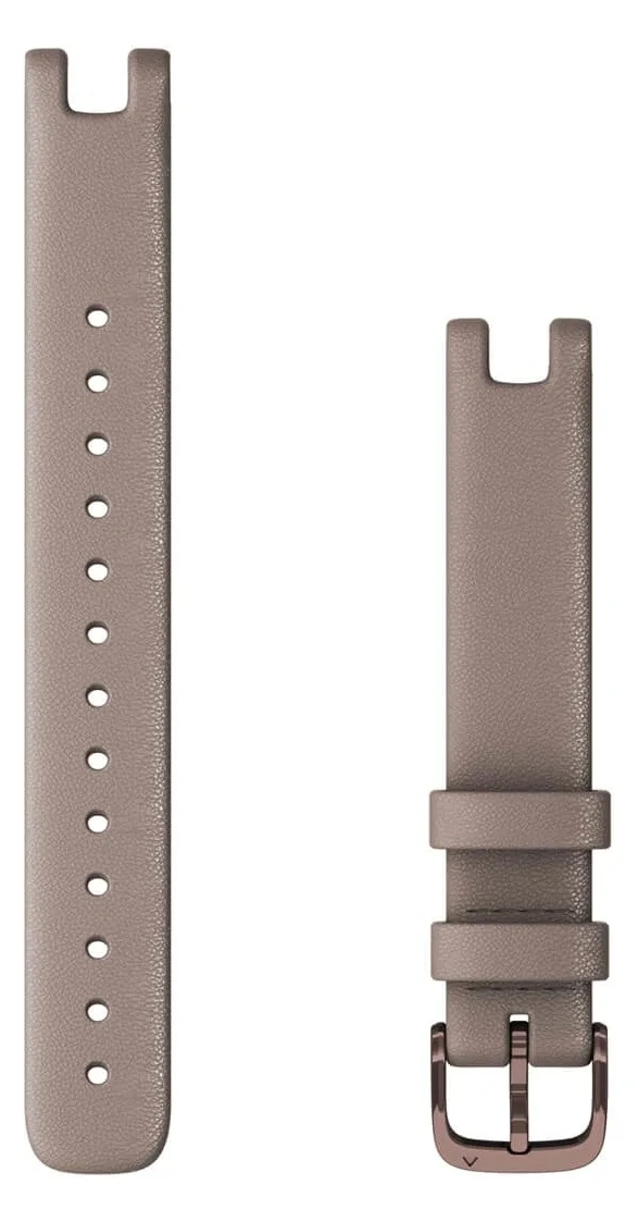 Garmin Band 14mm Lily Leather Dark Bronze