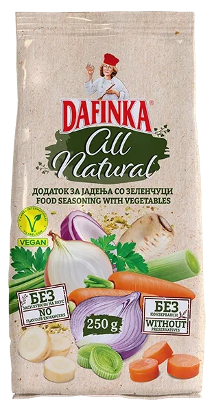 ДАФИНКА БЕЗ ЗАСИЛУВАЧИ НА ВКУС 250 ГР
