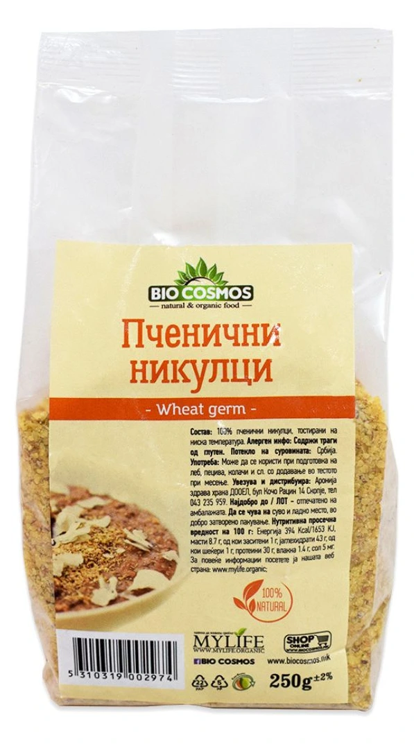 БИО КОСМОС ПЧЕНИЧНИ НИКУЛЦИ 250 ГР