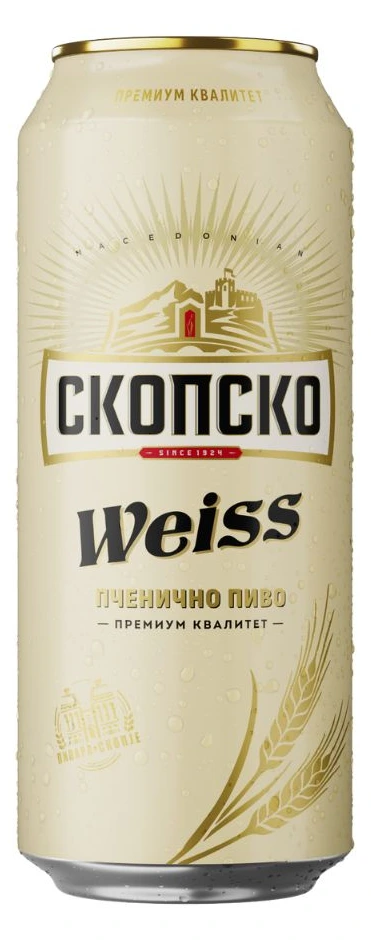 СКОПСКО ВЕИСС ПИВО (ЛИМЕНКА) 500 МЛ