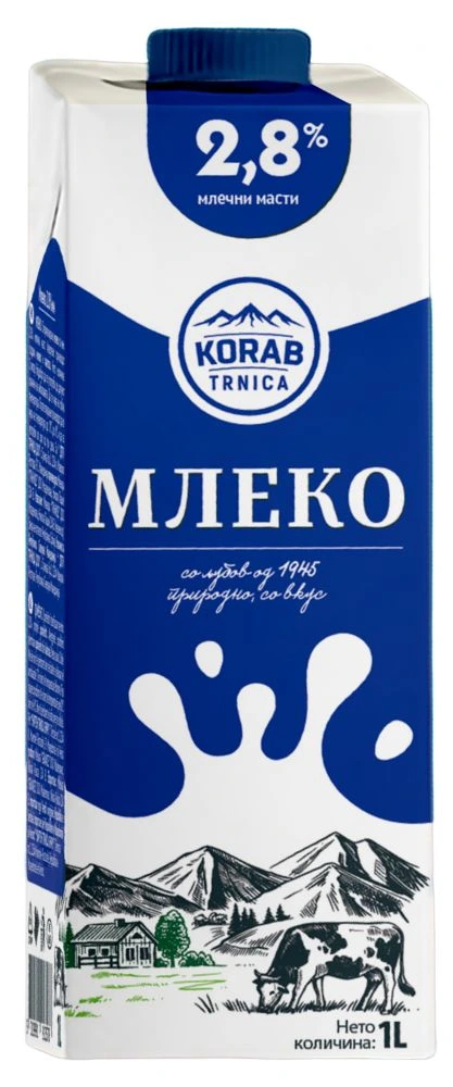 КОРАБ ТРНИЦА МЛЕКО 2.8% 1 Л