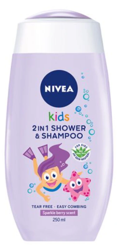 ГЕЛ ЗА ТУШИРАЊЕ НИВЕА 3 ВО 1 ЗА ДЕВОЈЧИЊА 250 МЛ