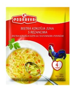 ПОДРАВКА – СУПА КОКОШЈА СО ТЕСТЕНИНИ И ЗЕЛЕНЧУК 52 Г