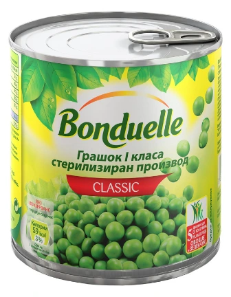 Грашок Бондуеле 800г   12