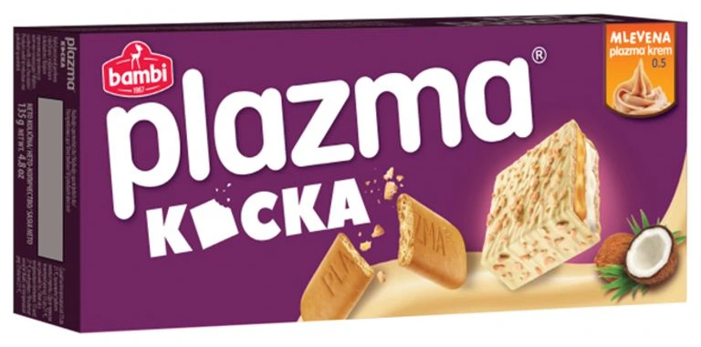 ПЛАЗМА КОЦКА СО БЕЛО ЧОКОЛАДА 130 ГР