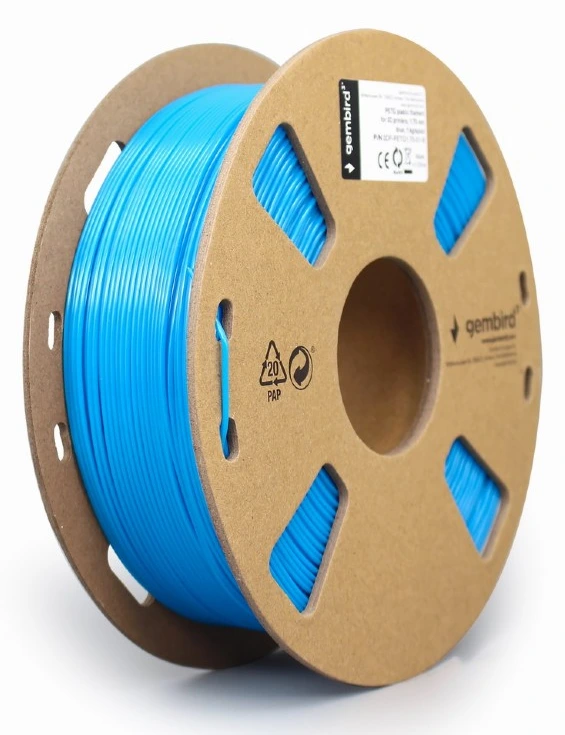 Filament for 3D Printer PETG 1.75mm Gembird Blue