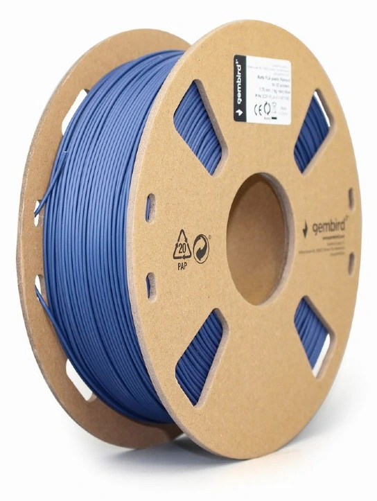 Filament for 3D Printer PLA Matte 1.75mm Gembird Navy Blue