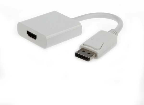 Display Port M to HDMI F Adapter Gembird White