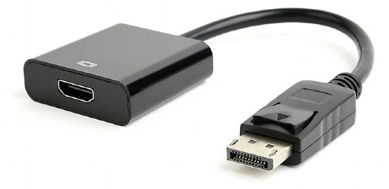 Display Port M to HDMI F Adapter Gembird Black