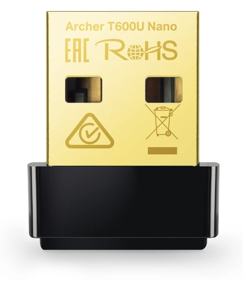 Мрежен уред TP-Link Wireless AC Dual Band USB Adapter 600Mbps Archer T600U Nano