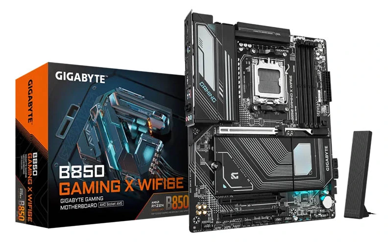MB Gigabyte B850 GAMING X WIFI6E DDR5 AM5 8200MHz OC/3xM.2/BT5.3/2.5Gb/Type-C/PCIe 5.0/DP/HDMI