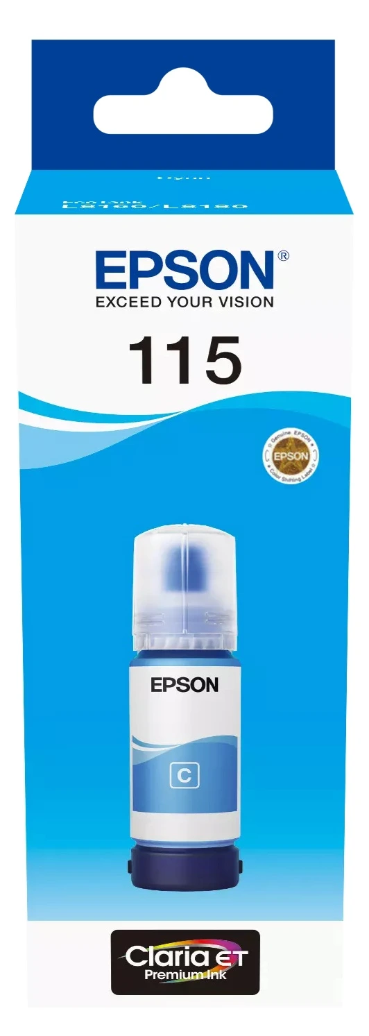 Cart.Epson 115 Cyan Ink Bottle L8160/L8180