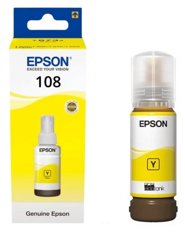 Cart.Epson 108 Yellow Ink Bottle L8050/L18050