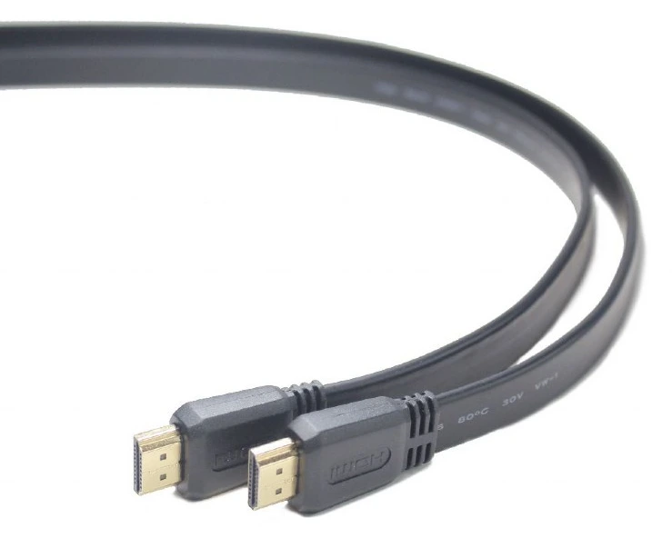 Cable HDMI M/M 1m v.2.0 4K Cablexpert Flat with High Speed Ethernet