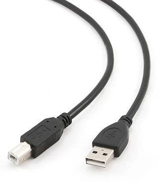 Cable USB 2.0 A to B 1.8m Gembird Black Professional
