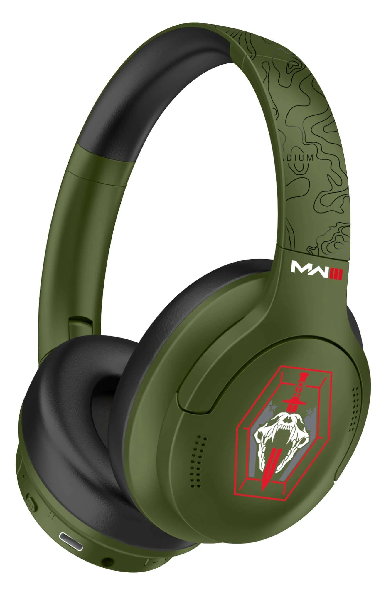 Headphones OTL Bluetooth ANC Modern Warfare 3 - Olive Snake