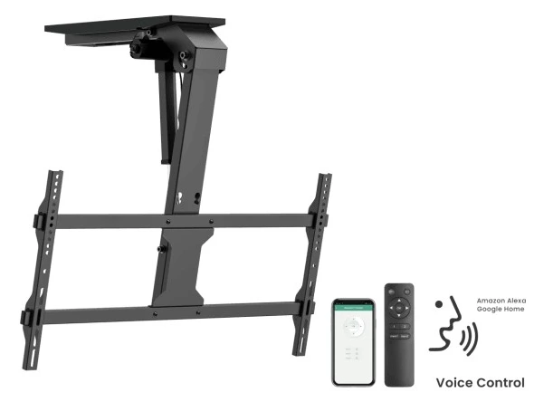 TV Ceiling Mount SBOX 43"-86" w/Tilt & Swivel Motorized