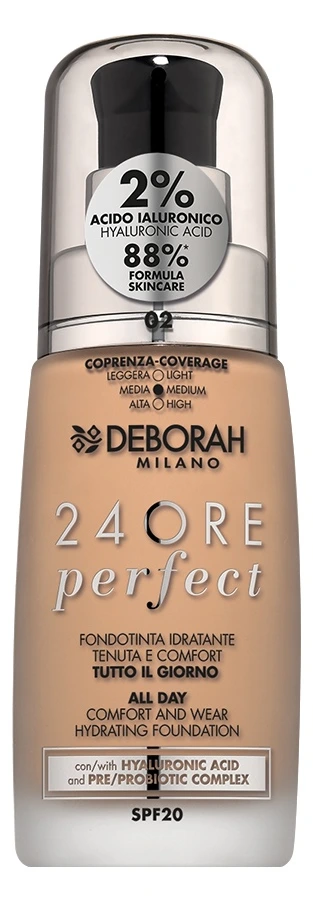 DEBORAH MILANO 24 Ore Perfect течна пудра 02