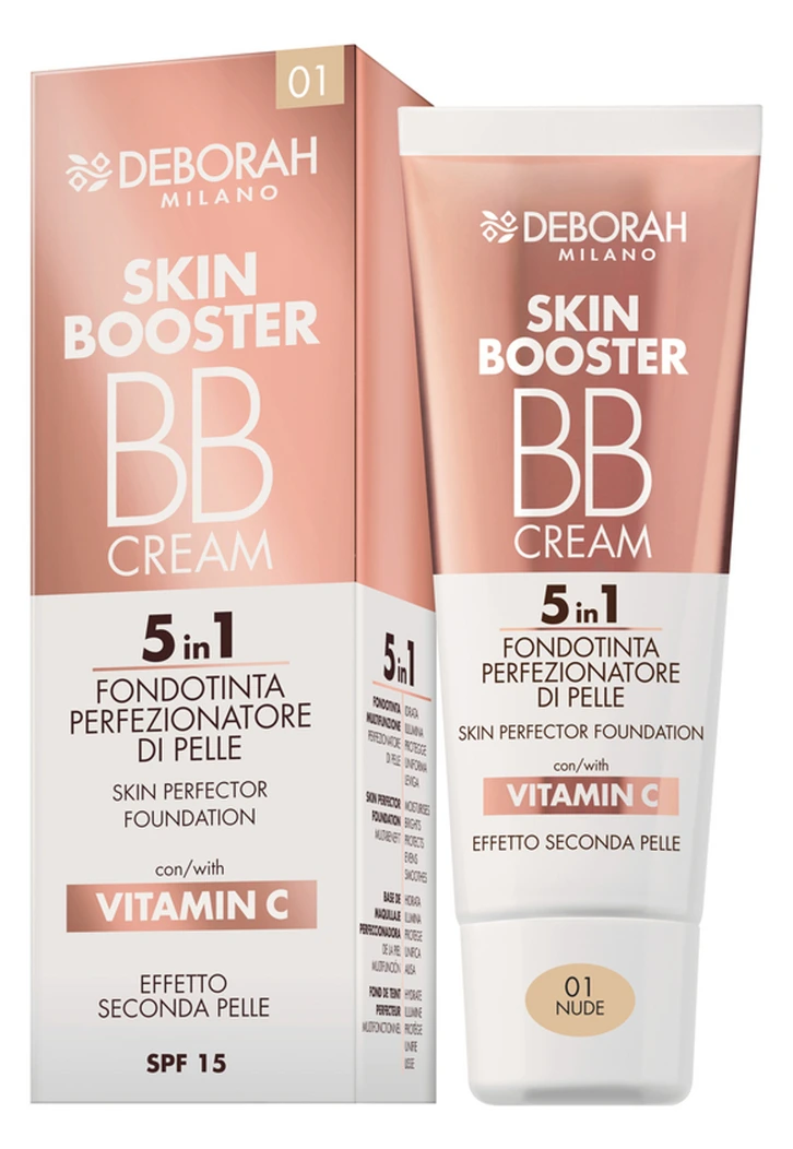 DEBORAH Milano Skin Booster BB 5in1 тонирана крема за лице 30мл - 01