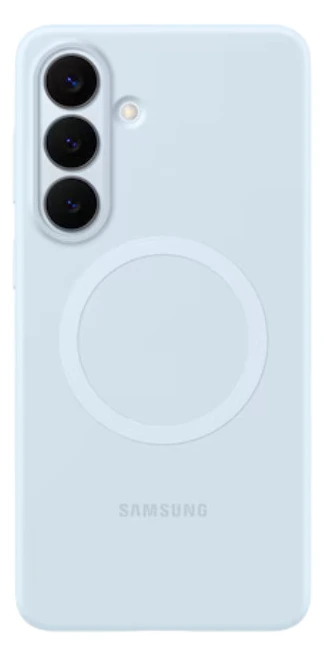 Samsung Case for Galaxy S26 Plus Silicone Magnet Light Blue