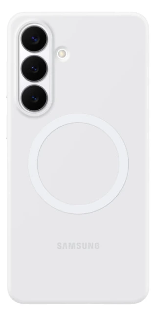 Samsung Case for Galaxy S26 Plus Silicone Magnet White