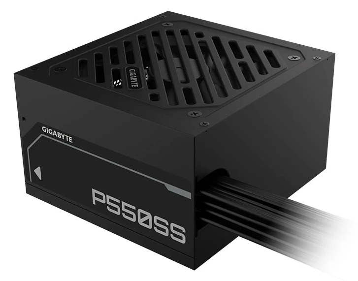 PSU 550W Gigabyte P550SS Real Power 80Plus Silver120mm FDB Fan Black