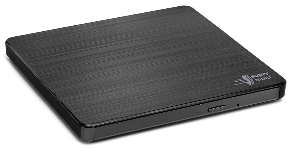 DVD RW +/- LG External USB 2.0 Black GP60NB60 Slim Super-Multi w/M-Disk Support