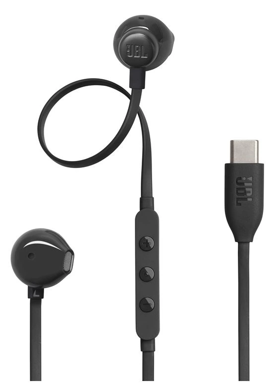 Earphones JBL Tune 305 Type-C w/ Microphone Black