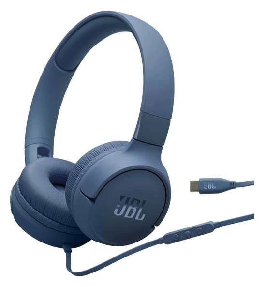 Headphones JBL Tune 520C USB Type-C Blue