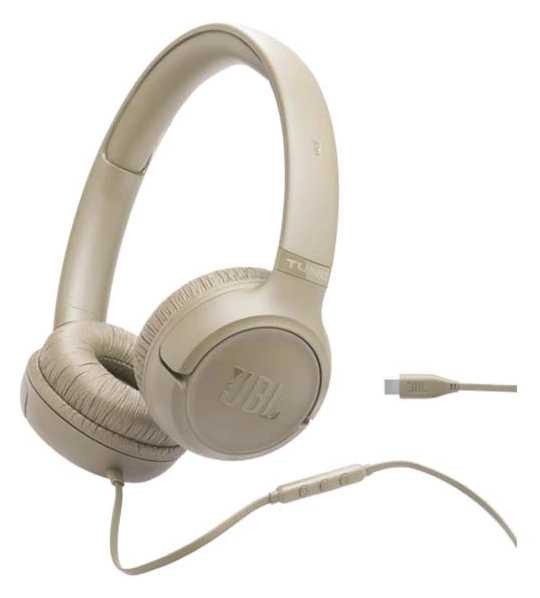 Headphones JBL Tune 530C USB Type-C Beige