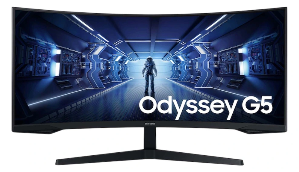 Monitor 34" Samsung LC34G55TWWPXEN Odyssey G5 Gaming Curved,WQHD,HDMI,DP,1ms,165Hz,FreeSync