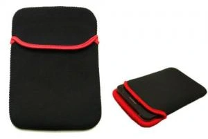 LDK TABLET SLEEVE NEOPRENE 9" BLACK/RED