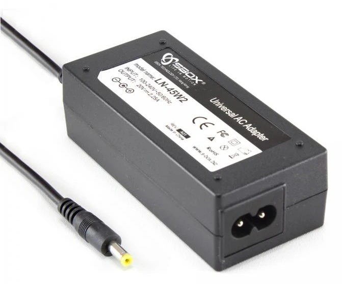 Notebook Power Adapter SBOX for Lenovo 45W 20V/2.25A 4.0/1.7mm Round Compatible