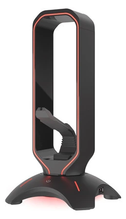 Headphones Stand Genesis Vanad 500 RGB Gaming w/Mouse Bungee & 2-port USB Hub