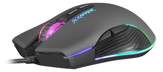 FURY GAMING SCRAPPER 6400DPI RGB MOUSE W/SOFTWARE