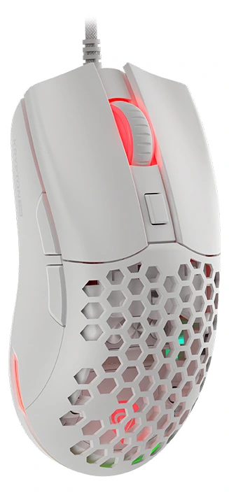 Mouse Genesis Gaming Krypton 750 8000DPI RGB Ultralight w/Software White