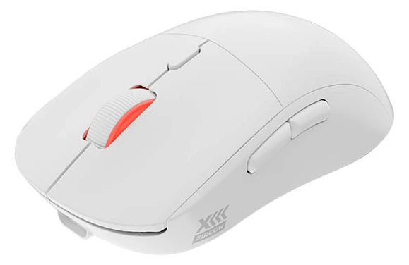 Mouse Genesis Wireless Gaming Zircon XIII 26000DPI RGB Customizable White